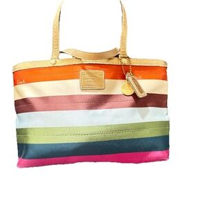 Coach Legacy Stripe Tote for Sale up to 90% Off: Poshmark